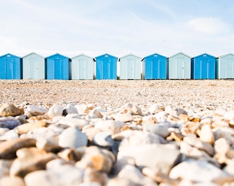 COLOUR BEACH HUTS Print