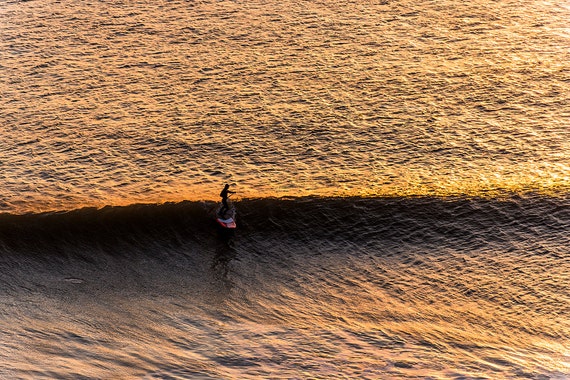 SUNSET SURFING PRINT