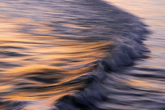 DUSK WAVES 1. Wave Prints, Wave Photography, Seascape Prints, Extra Large prints, Breaking Waves Print, Limited Edition Prints
