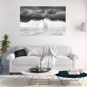 LARGE WAVE PRINT image 6