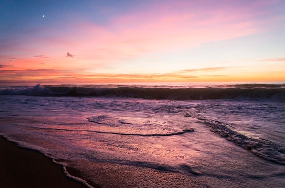 HOSSEGOR SUNSET 2. Sunset Print, Beach Print, Limited Edition Print, Hossegor Print, Seascape Print