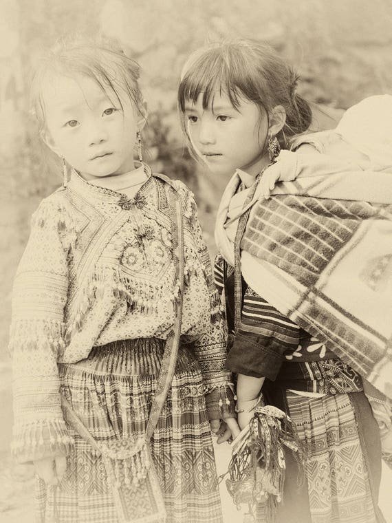 VIETNAM STORIES 5. Vietnam Prints, Sepia Tone, Travel Photography, Sapa Print, Limited Edition, Photographic Print