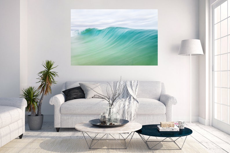 CANARY WAVES, Wave Print, Seascape Print, Coastal Print, Canary Islands, Abstract Water Print, Breaking Waves, Limited Edition Print. image 2