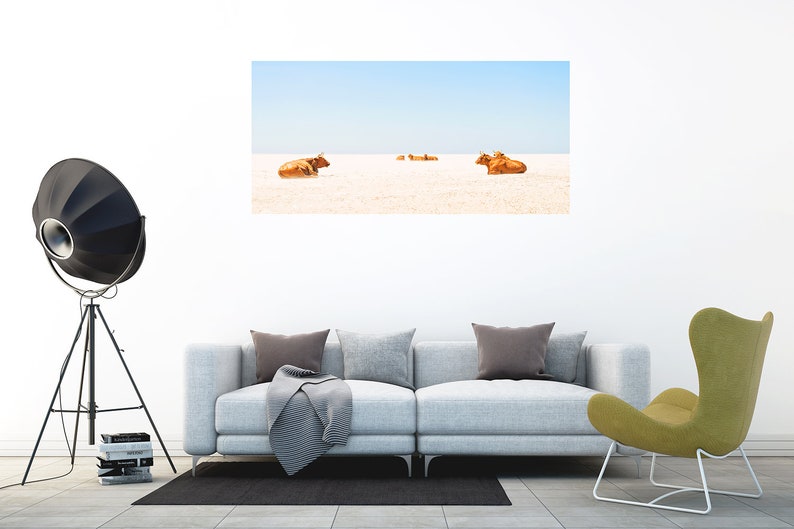 COW BEACH PRINT image 5