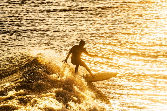 LIQUID GOLD 4. Surfing Print, Photographic Print, Limited Edition Print, Watersport Print
