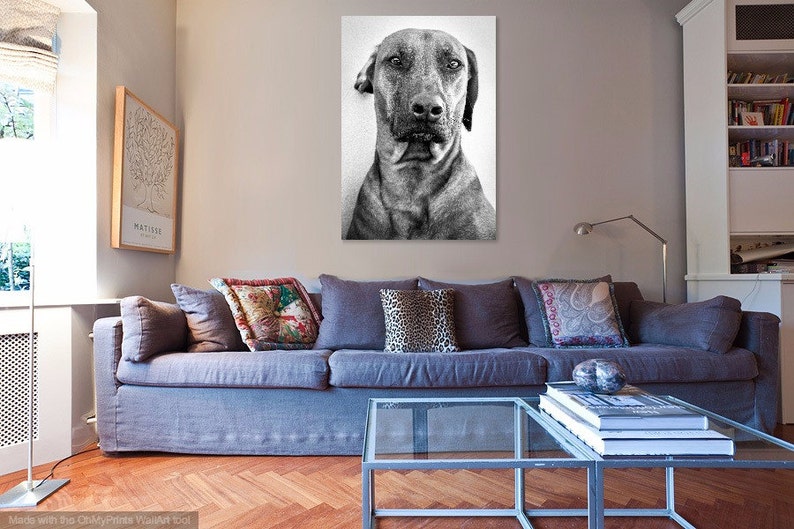 DOG PORTRAIT PRINT, Dog Wall Art, Animal Art image 4