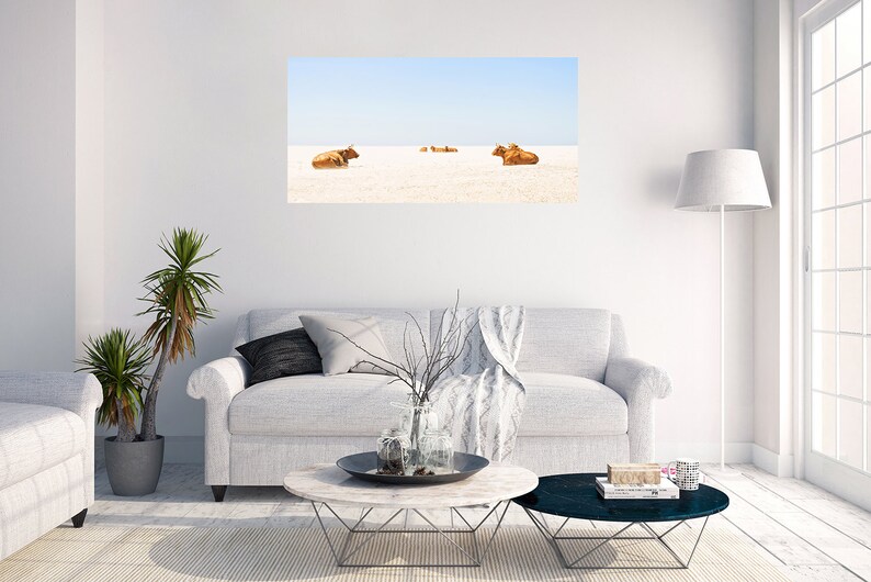 COW BEACH PRINT image 2