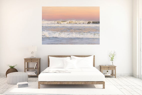 Hossegor Sunrise, Seascape Art Print, Coastal Print, Waves Print, Large Wall Art Print, Limited Edition Print, Ocean Print