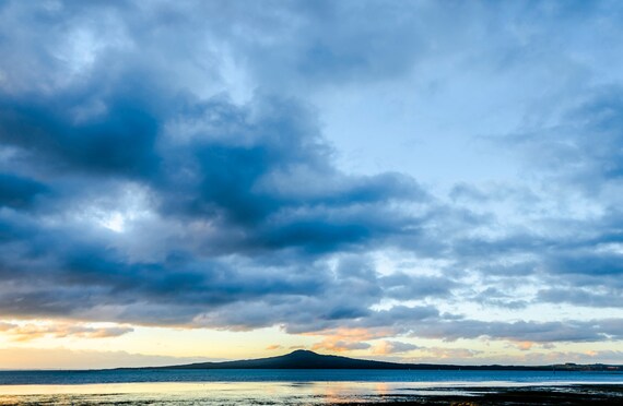 RANGITOTO ISLAND. New Zealand Print, Seascape Print, Landscape Print, Travel photography, Limited Edition Print, Photographic Print.