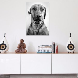 DOG PORTRAIT PRINT, Dog Wall Art, Animal Art image 3