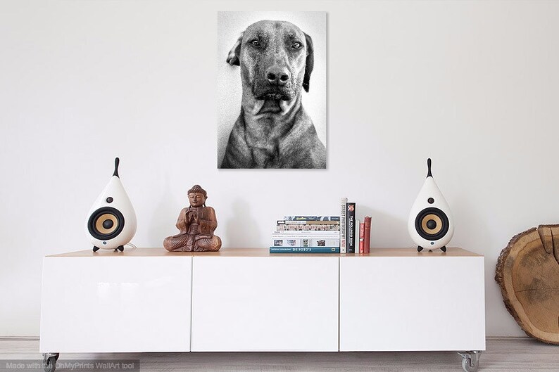 DOG PORTRAIT PRINT, Dog Wall Art, Animal Art image 3