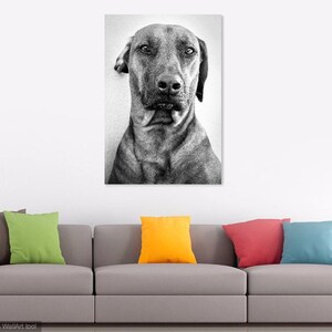 DOG PORTRAIT PRINT, Dog Wall Art, Animal Art image 5