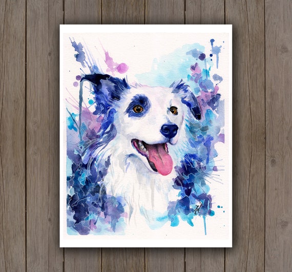 collie dog paintings