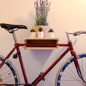 Minimalist Bike Wall Mount - Bike Rack Wall Mount Bike Shelf Bike Storage, Space-Saving Bike Rack, Bike Holder, Bike Stand Fahrrad Regal