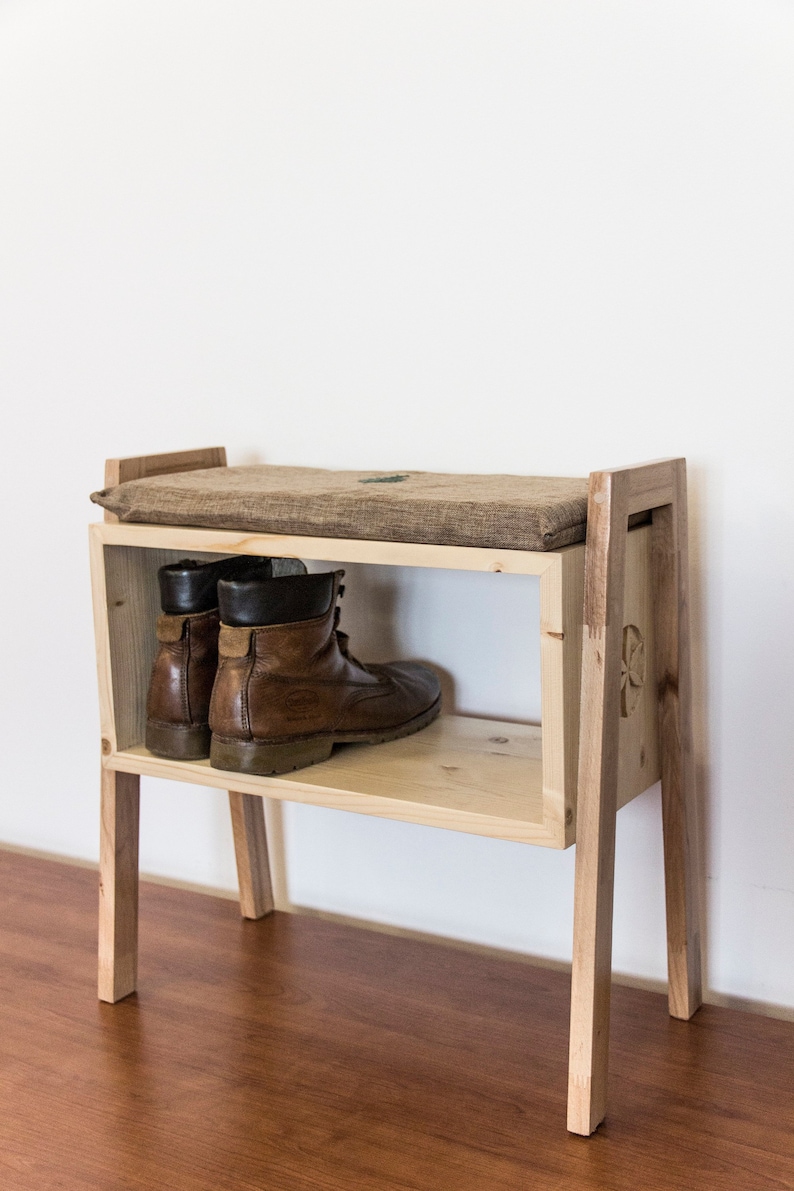 Wooden Night Stand Wooden Shoe Rack Wooden Shelf Wooden Stool Book Shelf image 1