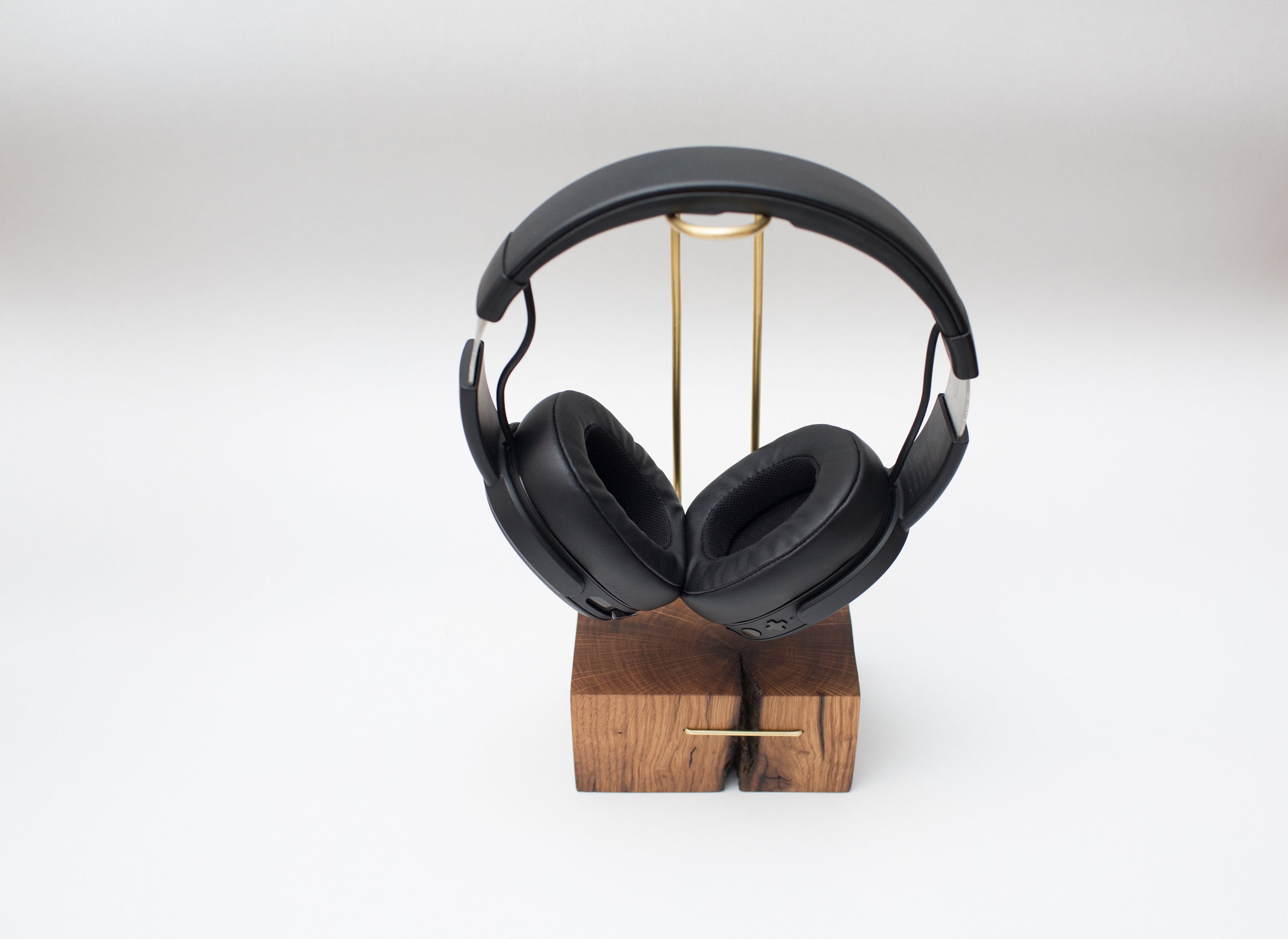 Artinova Wooden Headset Holder Headphone Stand Hanger poplar wood