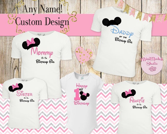 mickey mouse birthday girl shirt
