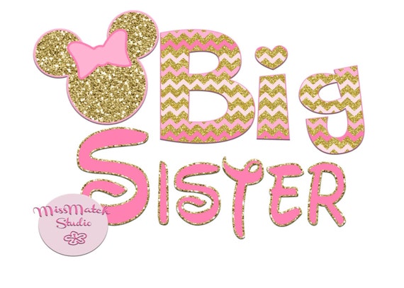 Minnie Mickey Mouse Big Sister Shirt 