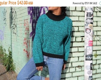 Aqua sweater | Etsy