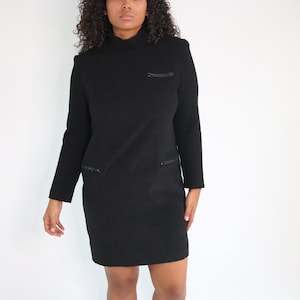 90s Black Sweater Dress |