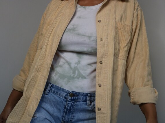 90s Corduroy Button Up | Medium - image 1