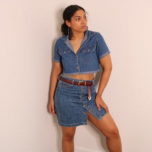 90s Reworked Crop Top |