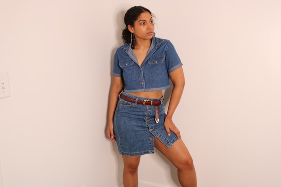 90s Reworked Crop Top | - image 1