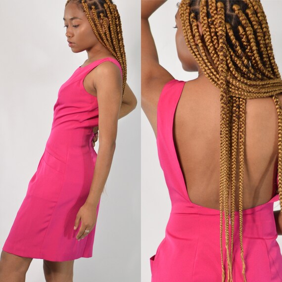 open back tank dress