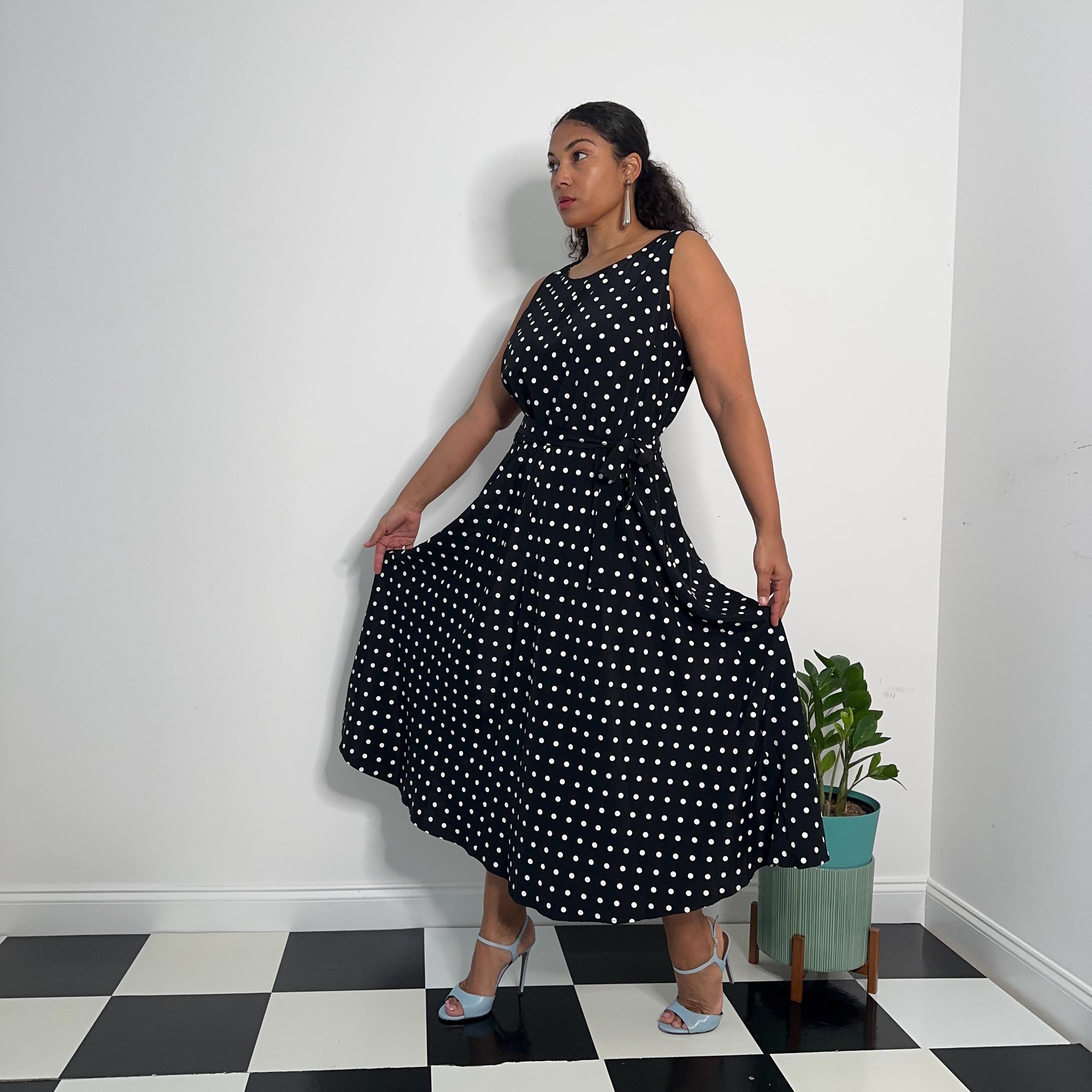 90s Black Tie Dress - Etsy New Zealand