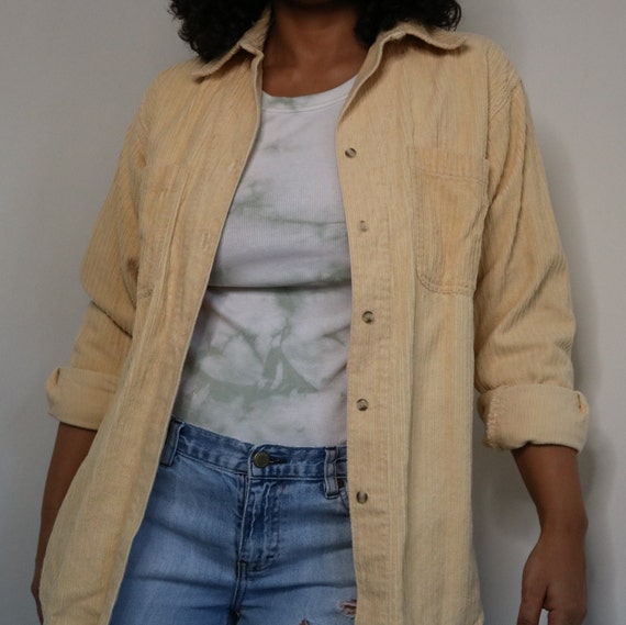 90s Corduroy Button Up | Medium - image 2