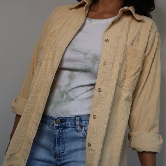 90s Corduroy Button Up | Medium - image 9