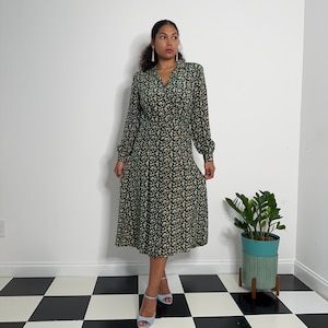 jack mulqueen silk dress 1980s Jack Mulqueen Silk Wrap Dress Wayward Collection