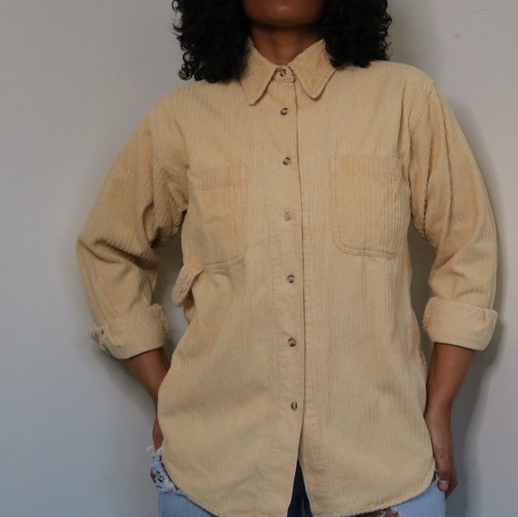 90s Corduroy Button Up | Medium - image 10