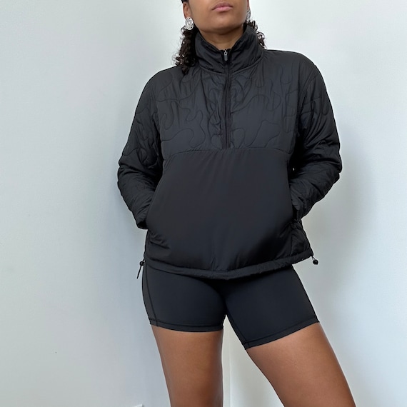 Avia Women's Quarter-Zip Scuba Pullover With Adjustable Drawcord