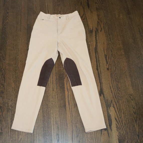 90s Ultra High Waist Jeans | Vintage Riding Pants… - image 10