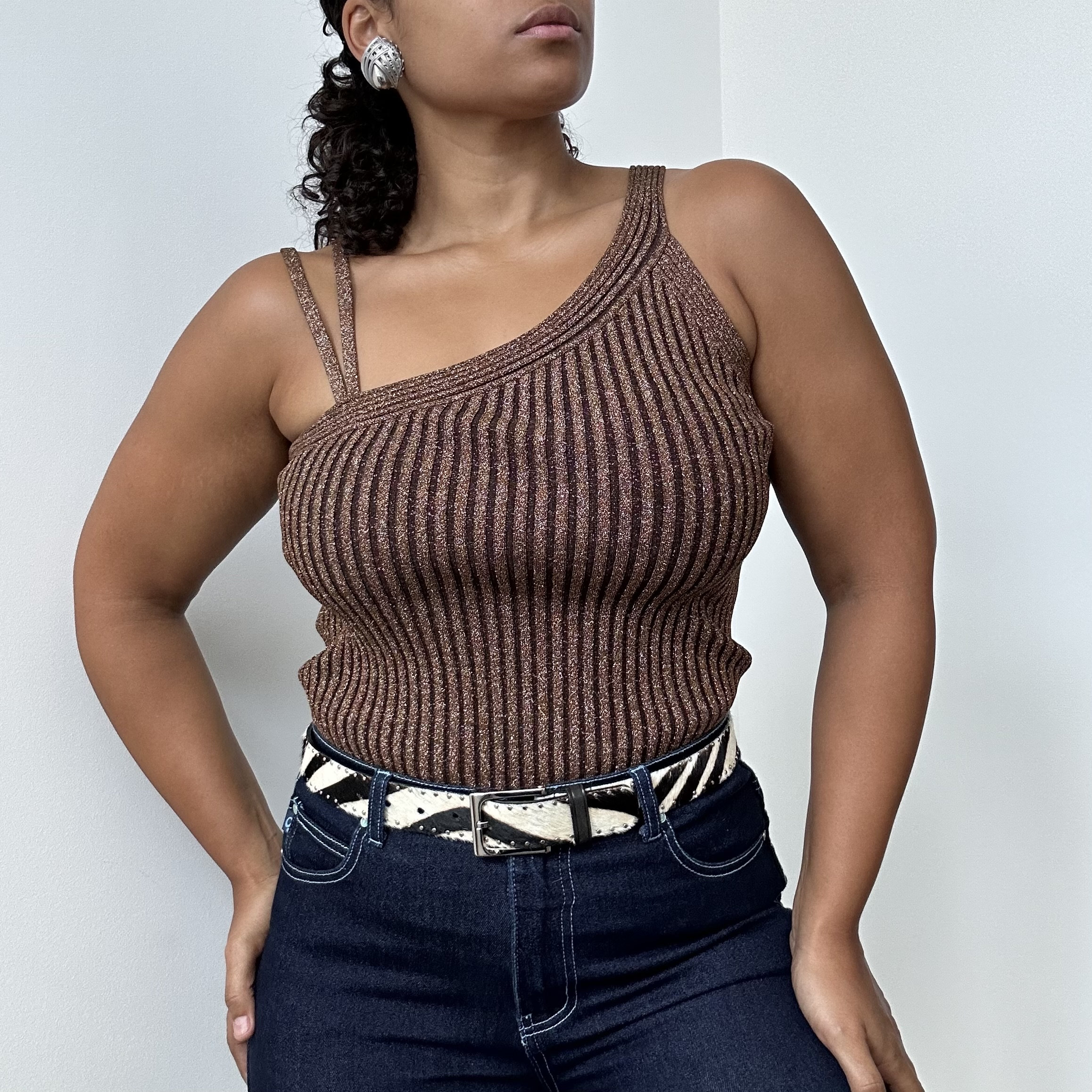 90s One Shoulder Top - Etsy Finland