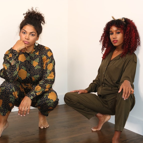 Green fitted jumpsuit sale