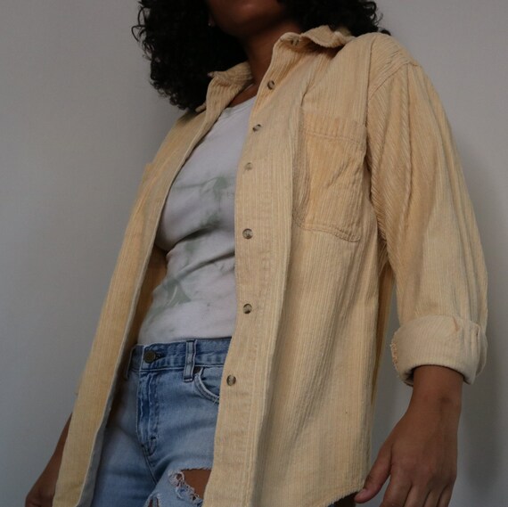 90s Corduroy Button Up | Medium - image 8