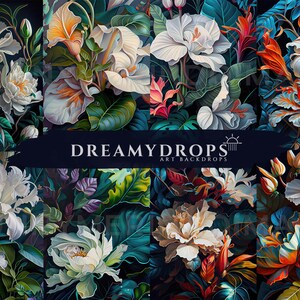 Floral Digital Backdrops, Maternity Backdrop Overlays, Studio Backdrop Overlays, Fine Art Textures, Photoshop Overlays, Portrait Background