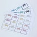 Glitter bow half boxes, foil effect bows, planner stickers, appointment box, scrapbooking, journalling, Happy Planner,functional planner