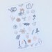 Summer Girl planner stickers, decorative stickers, Childrens stickers, scrapbooking, journalling, tn stickers, floral, pastel