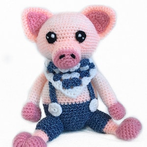 CROCHET PATTERN doll - lovey - toy - pig