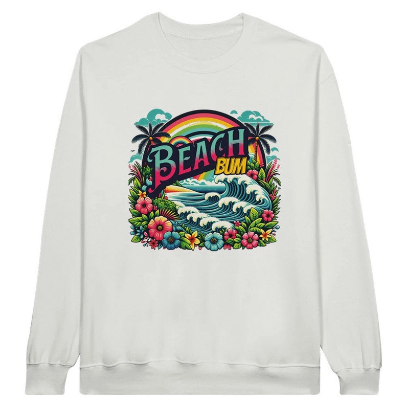 BEACH BUM Classic Unisex Crewneck Sweatshirt - Etsy