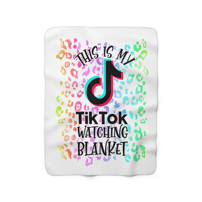 TIK TOK Sherpa Fleece Blanket Comfort, Gift for Him, Gift for Her, Fan