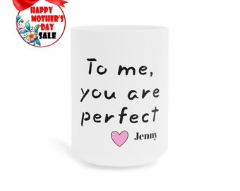 To me, you are perfect Tasse | Liebe tatsächlich Film Zitat,Valentinstag Geschenk,Geschenk für Ihn,Jubiläumsgeschenk,Boyfriend Gift,Ehemann Geschenk,GiftForHer