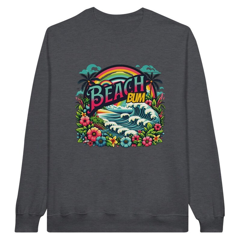 BEACH BUM Classic Unisex Crewneck Sweatshirt - Etsy