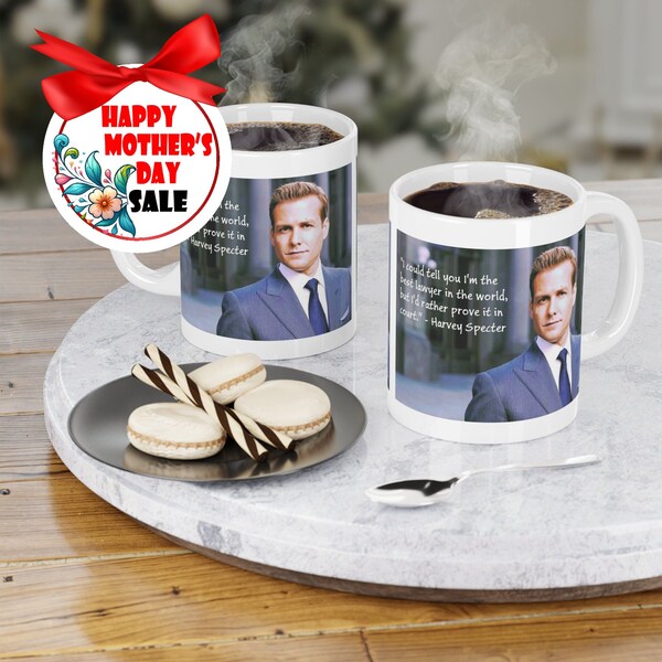 Lawyer mug, Harvey Specter quote, Suits TV show, gift for lawyer, attorney gift, legal profession gift, court humor mug, 15oz coffee mug