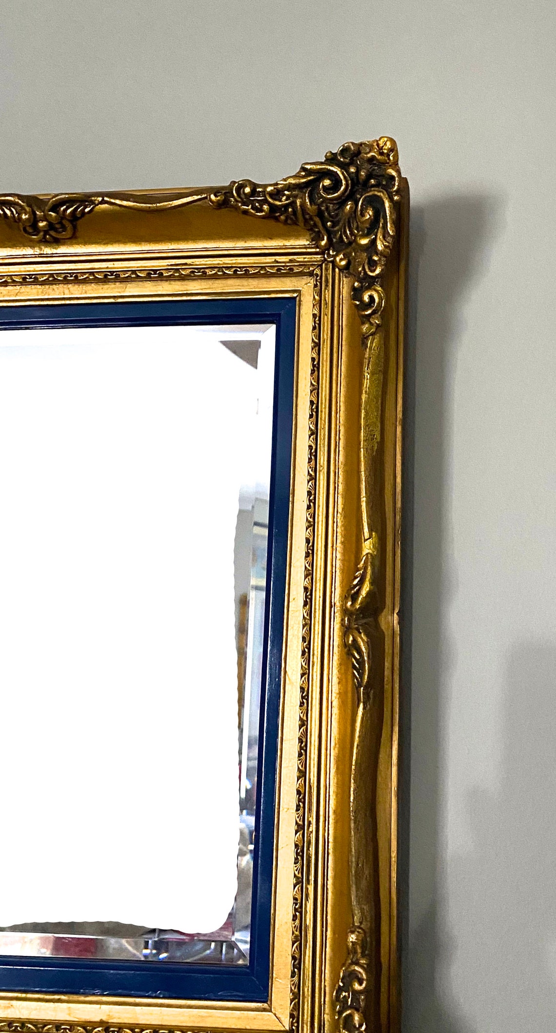 Beautiful Antique Mirror From the 40's Wall Mirror Vintage Gold Shabby ...