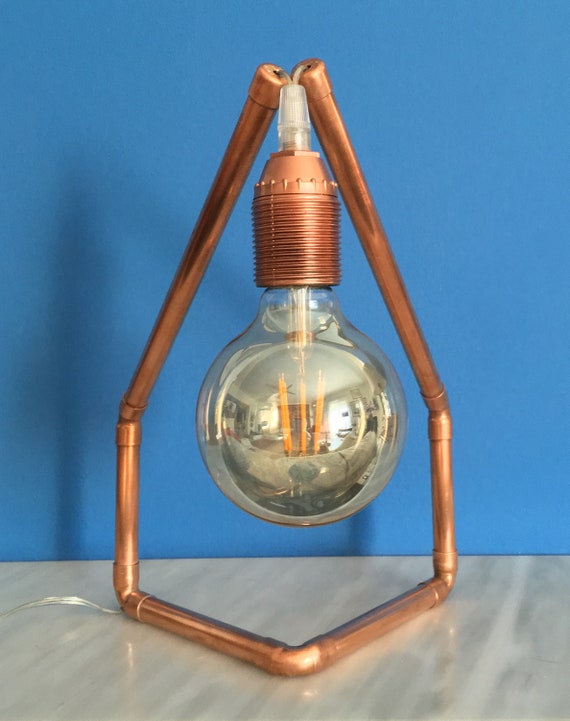 copper bedside lamps