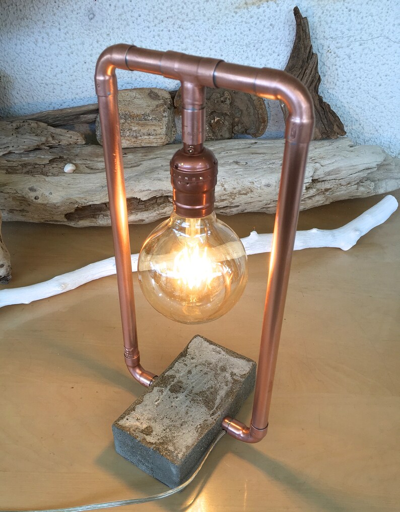 Concrete Lamp Table Lamp Desk Lamp Bedside Lamp Etsy